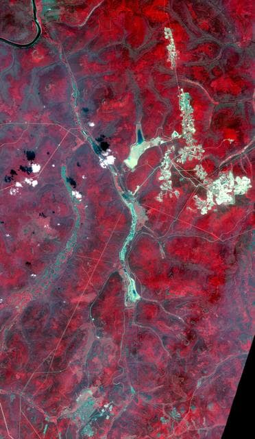 NASA image: Aldan, Siberia, Russia