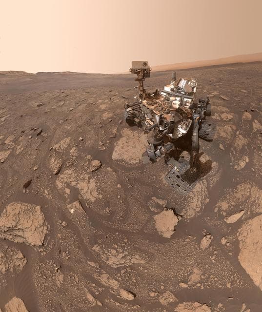 NASA image: Curiosity's Selfie at the 'Mary Anning' location on Mars