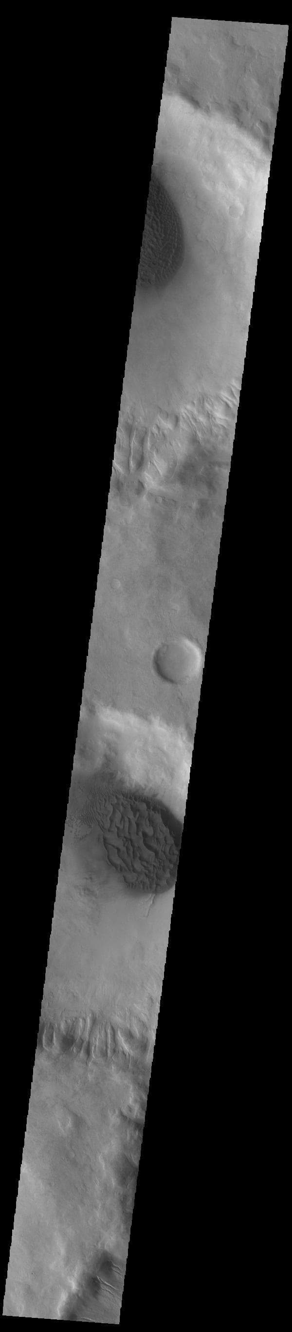 NASA image: Matara Crater Dunes
