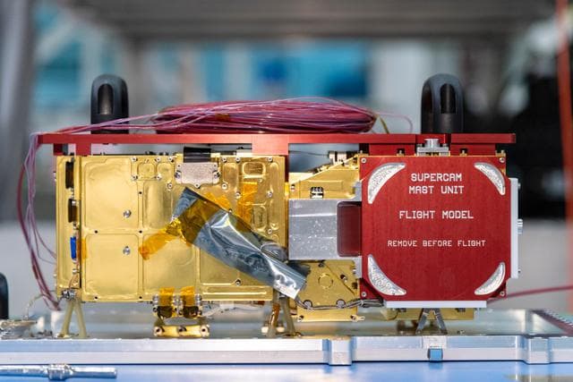 NASA image: SuperCam is Not Seeing Red