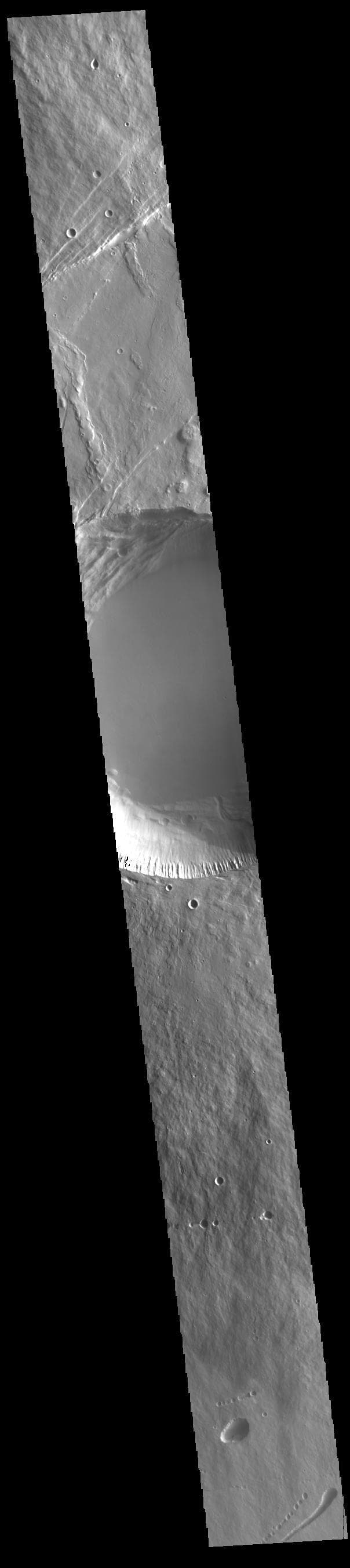 NASA image: Pavonis Mons Summit