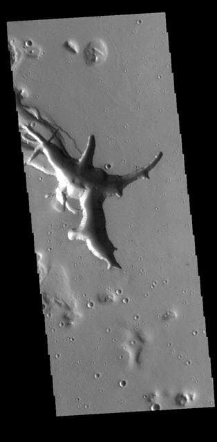 NASA image: Hebrus Valles