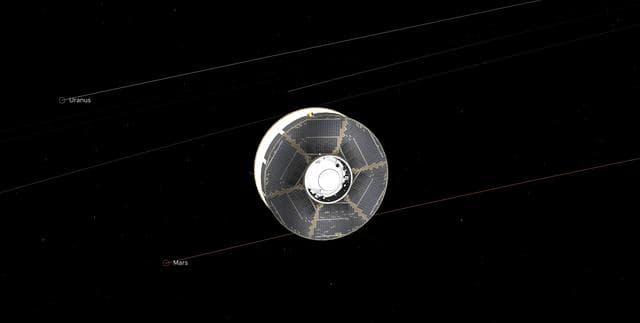 NASA image: Mars 2020 Spacecraft Mid-Cruise (Illustration)