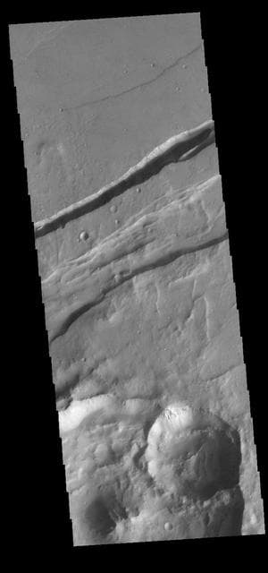 NASA image: Sirenum Fossae
