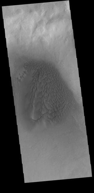 NASA image: Crater Dunes