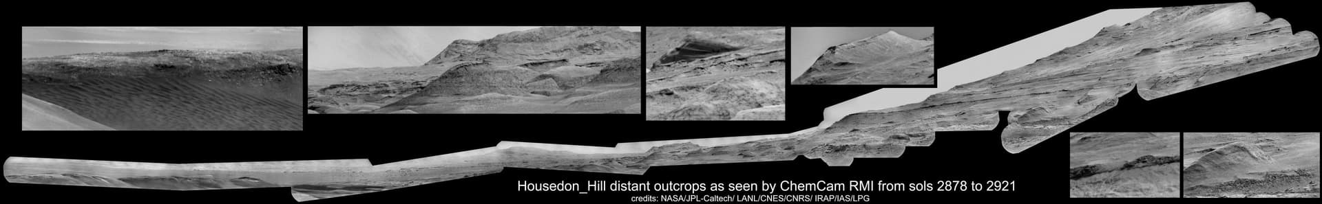 NASA image: Housedon Hill Mosaic Taken by Curiosity's ChemCam