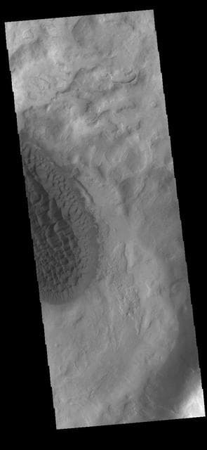 NASA image: Matara Crater Dunes