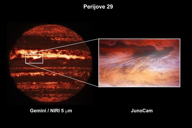 NASA image: A Hot Spot on Jupiter