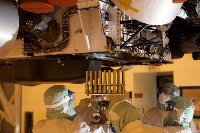 NASA image: Installing Perseverance's Sample Tubes