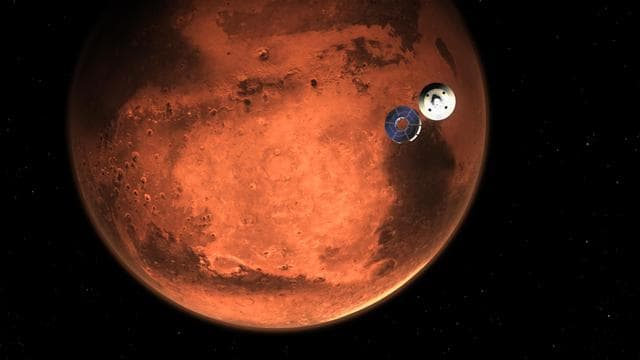 NASA image: Perseverance Rover's Cruise Stage Separates (Illustration)
