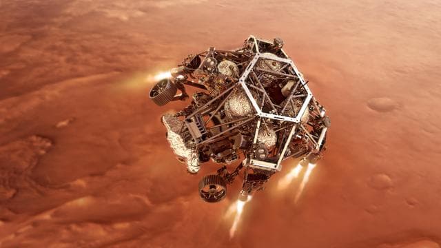 NASA image: Powered Descent for Perseverance (Illustration)