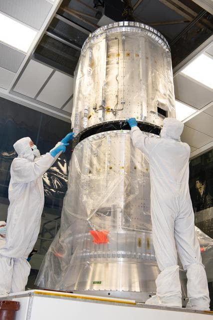 NASA image: Stacked Cylinders: Europa Clipper Propulsion Module