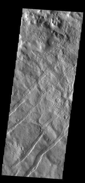 NASA image: Icaria Fossae