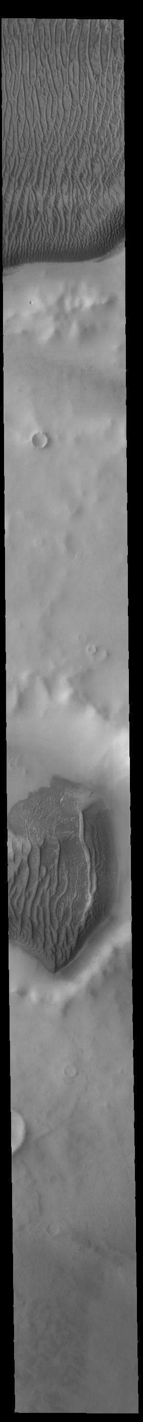 NASA image: Richardson Crater Dunes