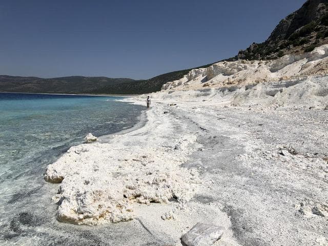 NASA image: Lake Salda Beach