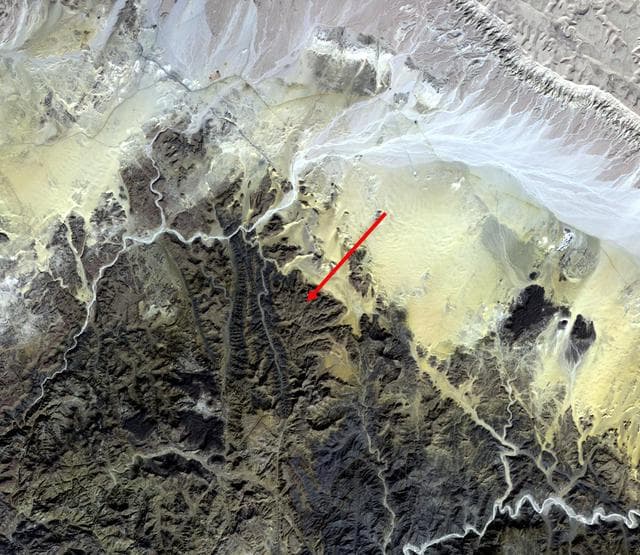 NASA image: Serabit el-Khadim, Egypt