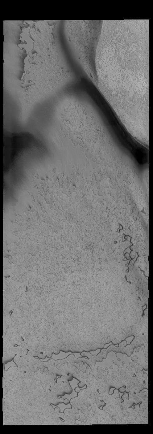 NASA image: South Polar Textures