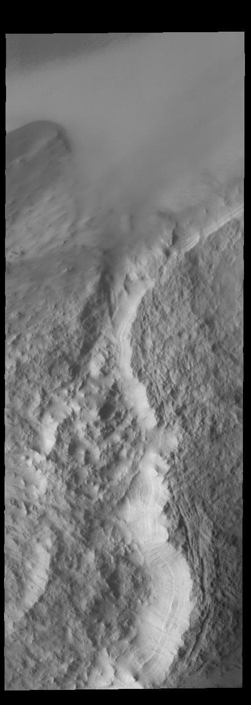 NASA image: McMurdo Crater