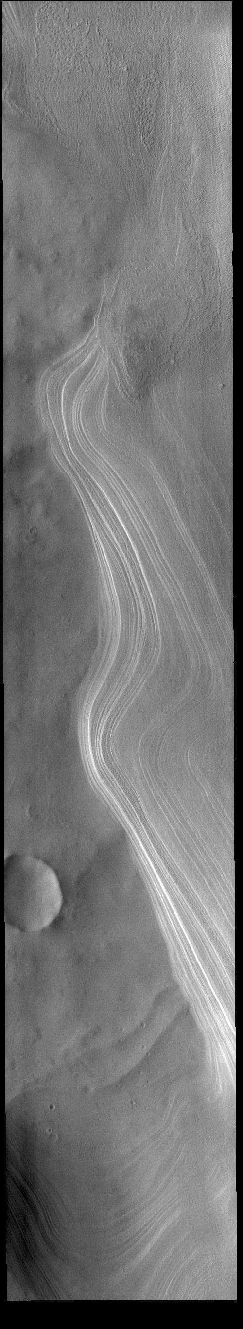 NASA image: Promethei Chasma