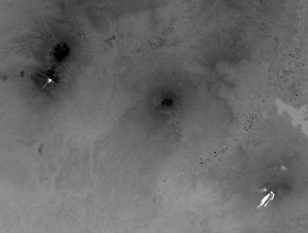 NASA image: Pacaya and Fuego Volcanoes, Guatemala