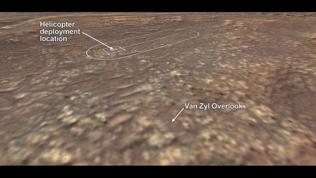 NASA image: Van Zyl Overlook