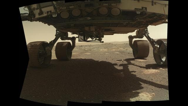 NASA image: Ingenuity Helicopter's Launch Lock is Released