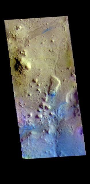 NASA image: Nili Fossae - False Color