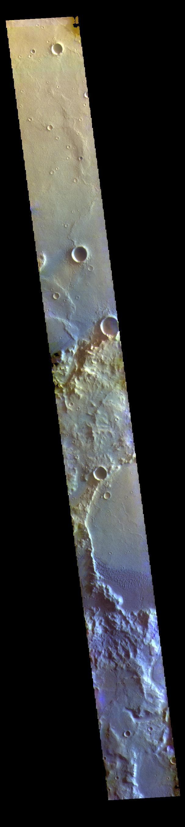 NASA image: Terra Cimmeria Dunes - False Color