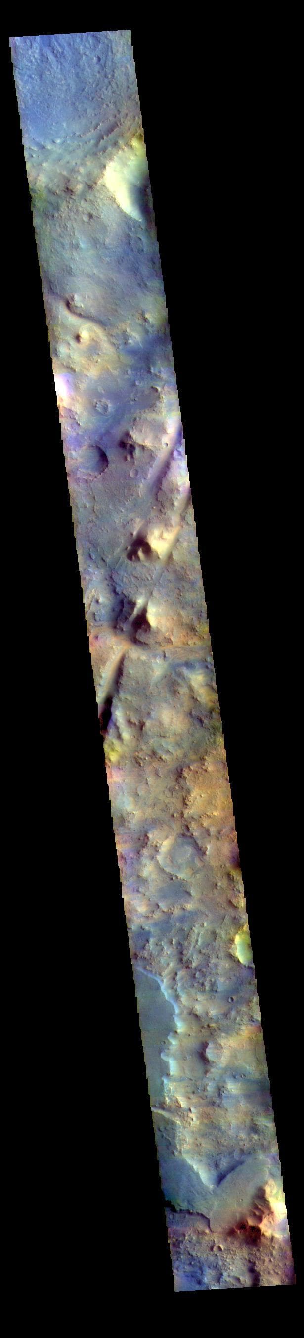 NASA image: Nili Fossae - False Color
