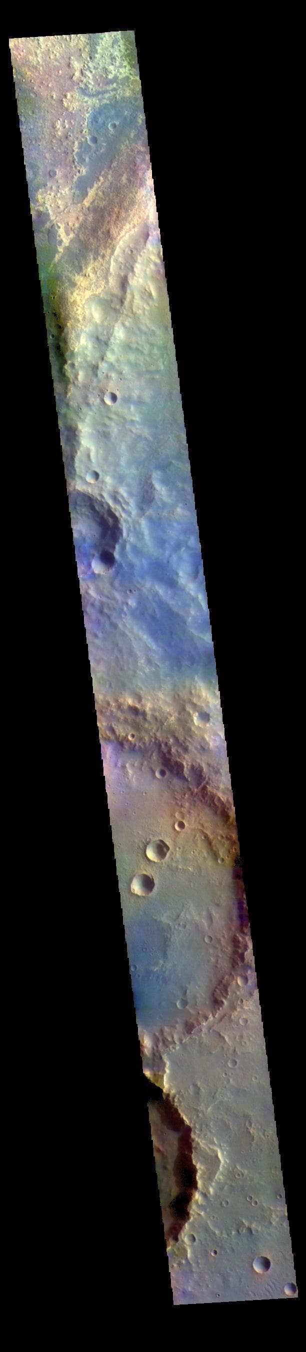 NASA image: Arabia Terra - False Color