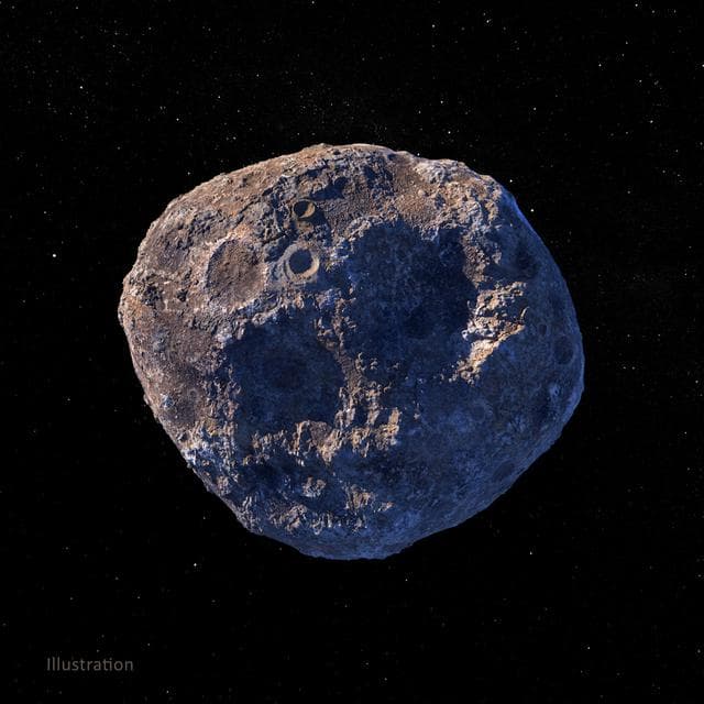 Asteroid Psyche (Illustration)