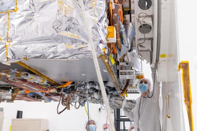 NASA image: Chassis of NASA's Psyche Spacecraft Docks Safely