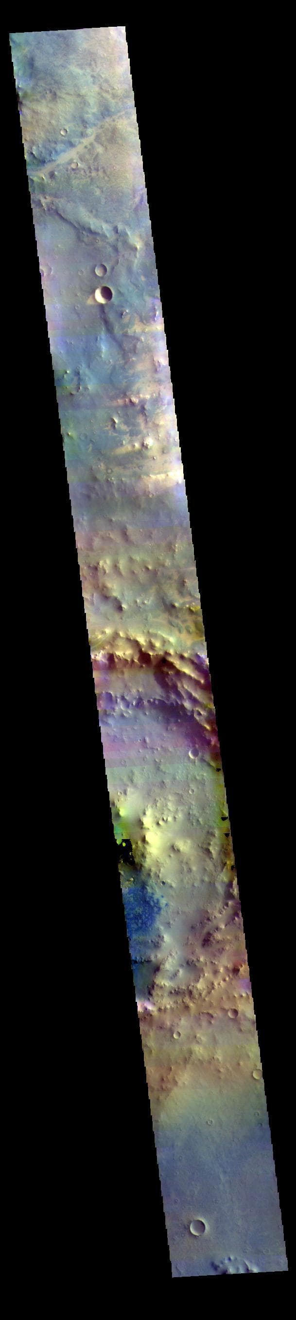 NASA image: Noachis Terra - False Color