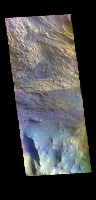 NASA image: Candor Chasma - False Color