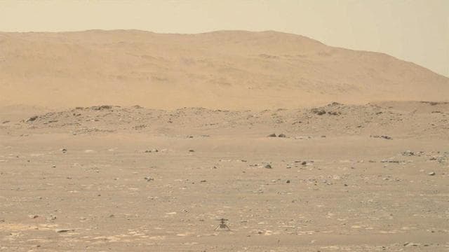 Perseverance's Mastcam-Z Video of Ingenuity's First Full Flight