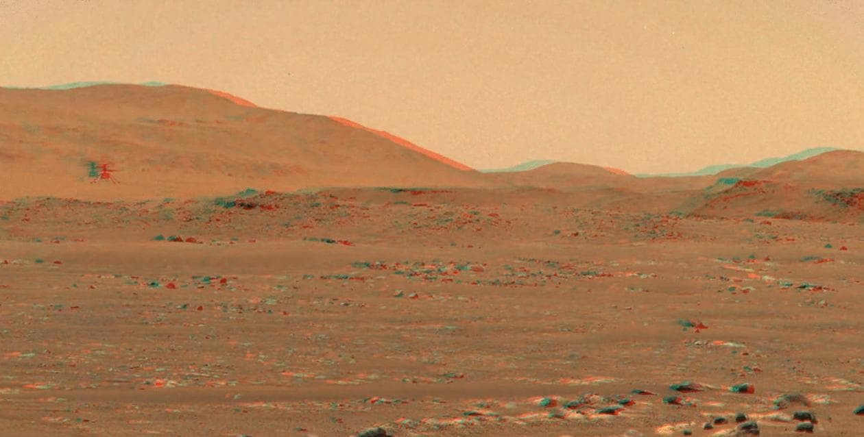 NASA image: Ingenuity Flies in 3D