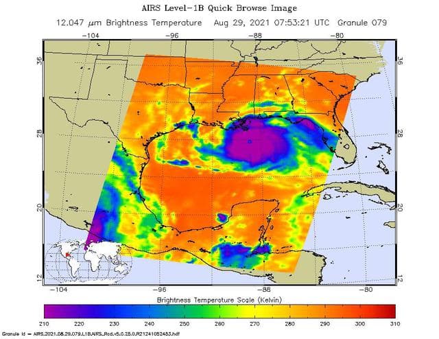 Hurricane Ida Before Landfall