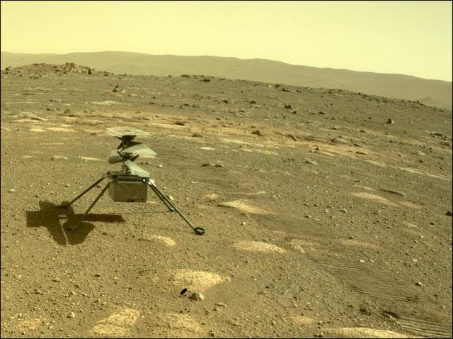 NASA image: Ingenuity Deployed on Mars