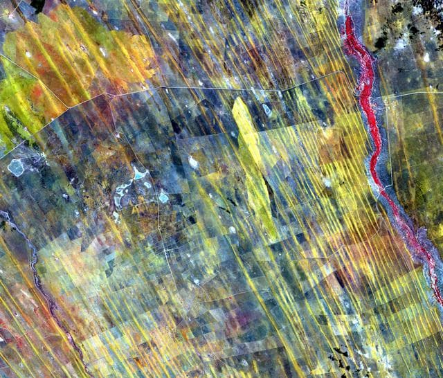NASA image: Namibia Dunes