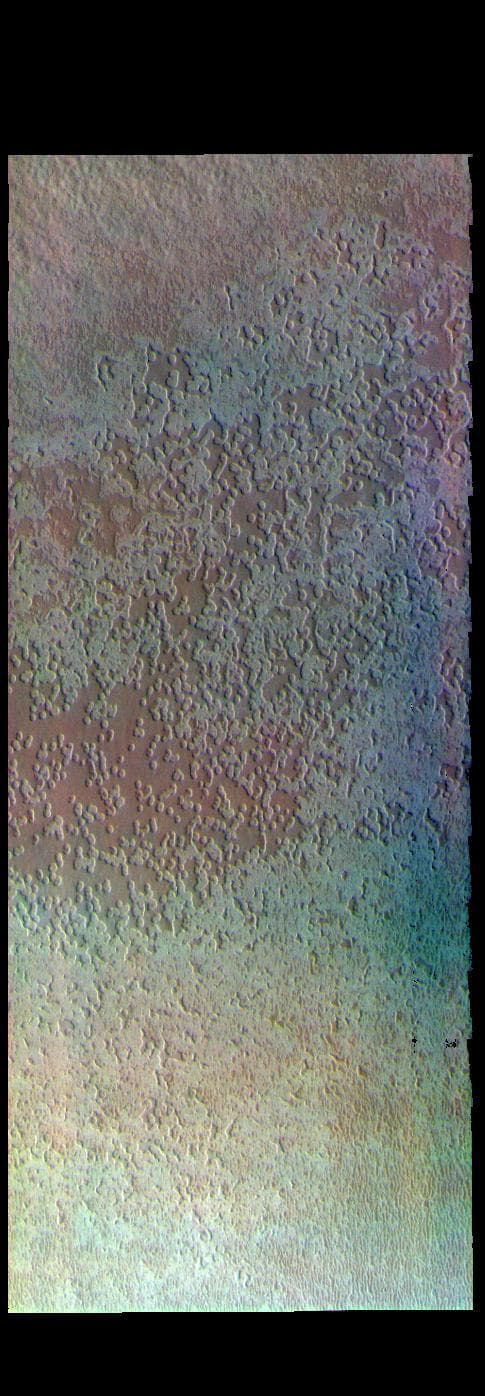 NASA image: Australe Mensa - False Color