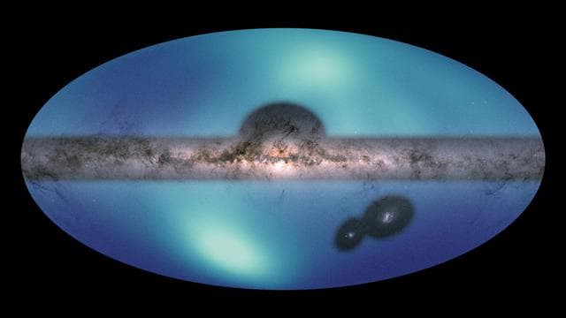 NASA image: Star Map of the Milky Way's Outer Halo