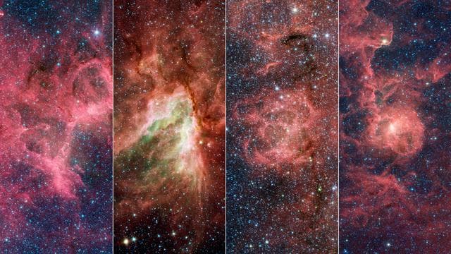 NASA image: Four Famous Nebulae