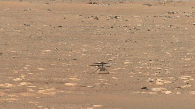 NASA image: Ingenuity Begins to Spin Its Blades