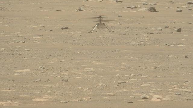 NASA image: Mastcam-Z Video of Ingenuity Taking Off and Landing