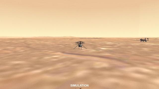 NASA image: Video Animation Made From Ingenuity's First Flight Data
