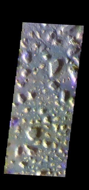 NASA image: Ariadnes Colles - False Color