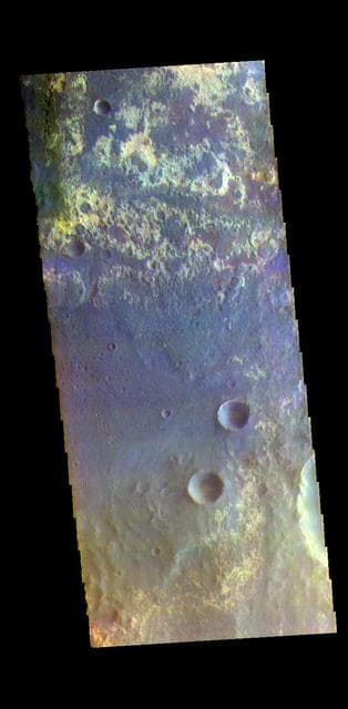 NASA image: Arabia Terra - False Color