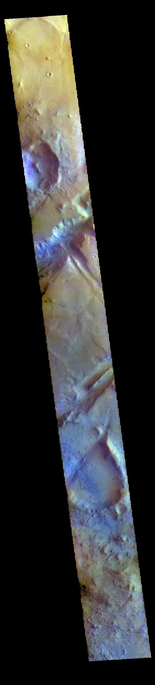 NASA image: Nili Fossae - False Color
