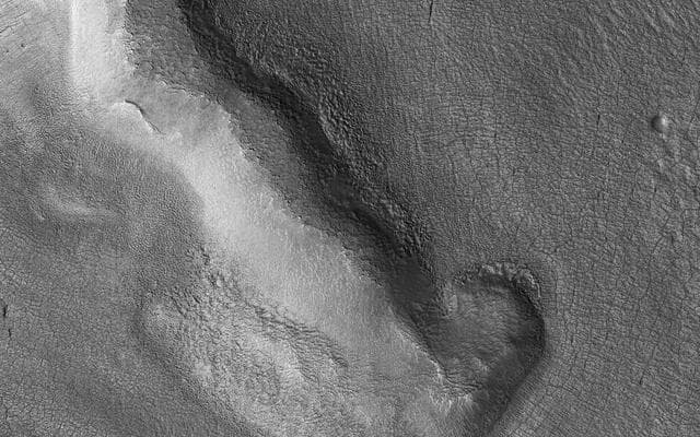 NASA image: Protonilus Mensae Glaciation
