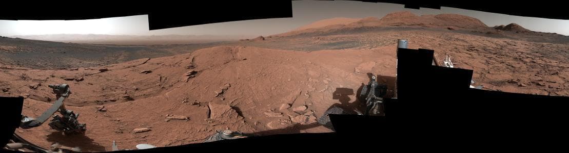 NASA image: Curiosity's 360-degree View Atop Mont Mercou